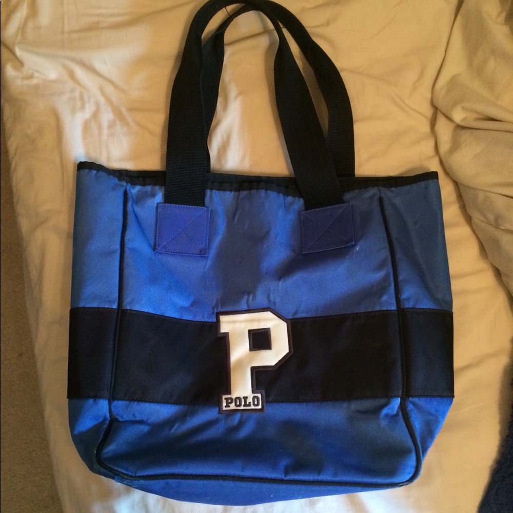 Vintage polo sport side bag